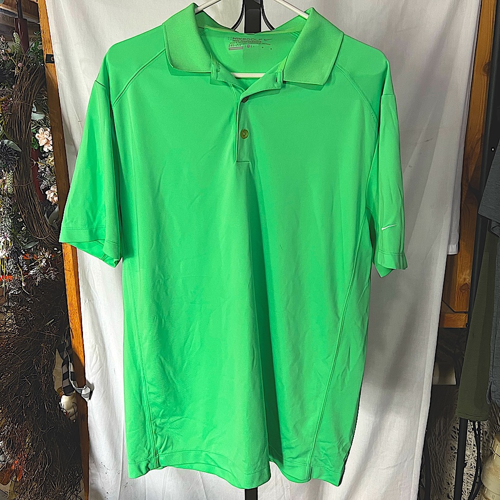 Men’s Green Nike Dri-Fit Polo